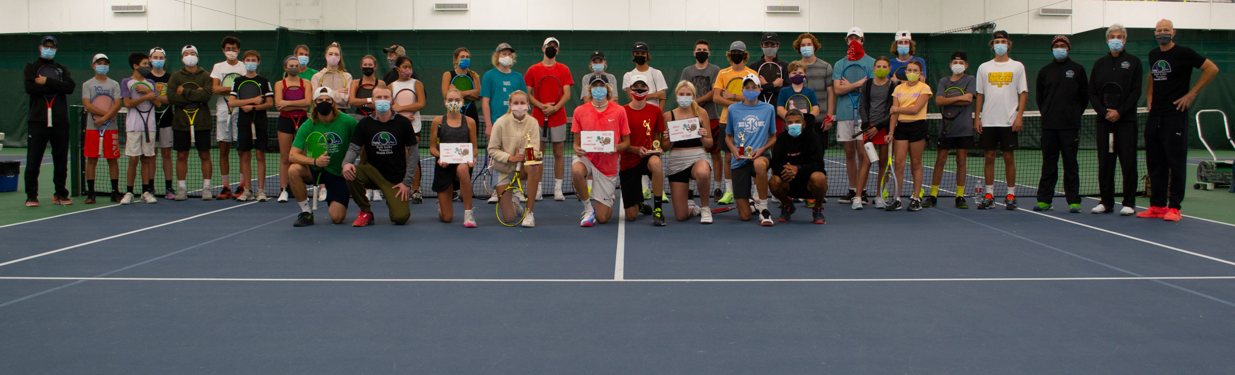 Junior Tennis Coaches and Students