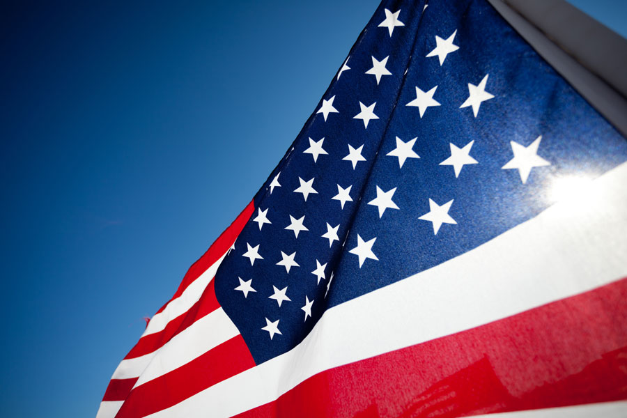Image of the US flag
