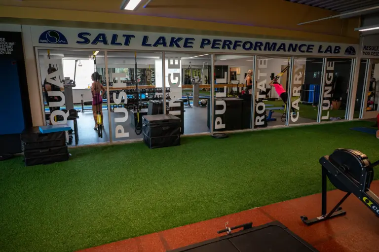 The Salt Lake Performance Lab training floor